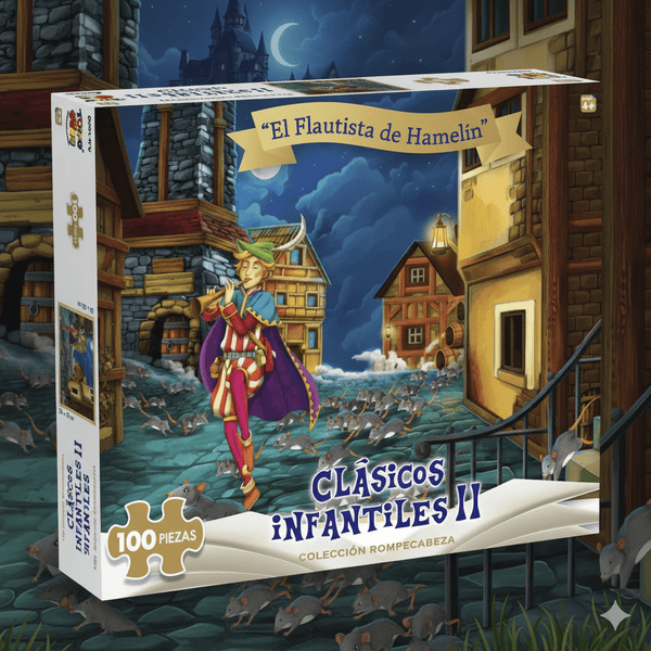Puzzle El Flautista De Hamelin (100 Piezas) - Toyng - Toyng Chile
