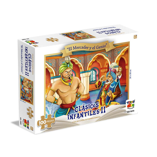 Puzzle El Mercader Y El Genio (100 Piezas) - Toyng - Toyng Chile
