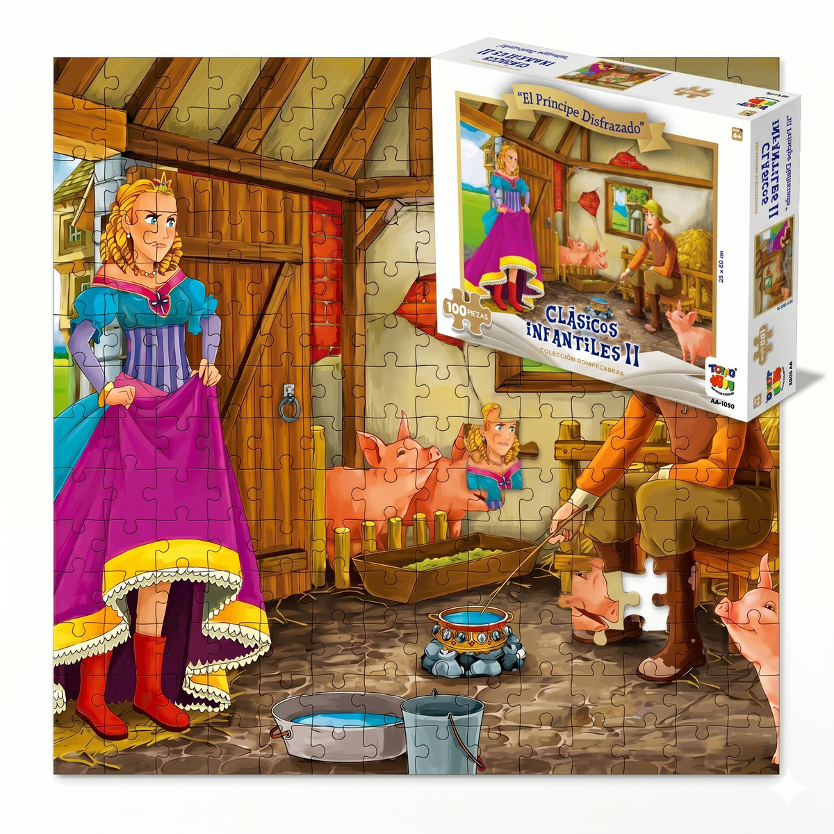 Puzzle El Príncipe Disfrazado (100 Piezas) - Toyng - Toyng Chile