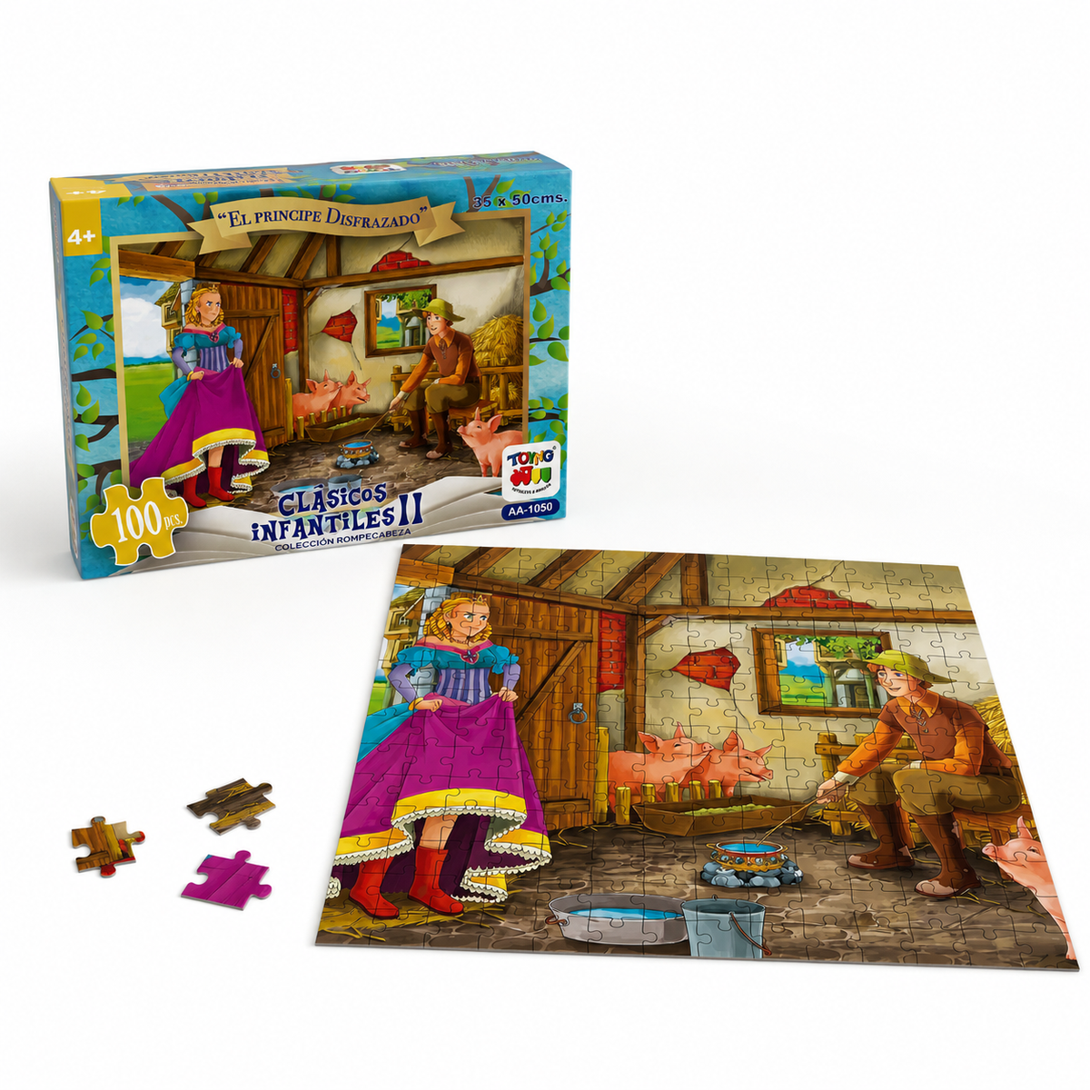 Puzzle El Príncipe Disfrazado (100 Piezas) - Toyng - Toyng Chile