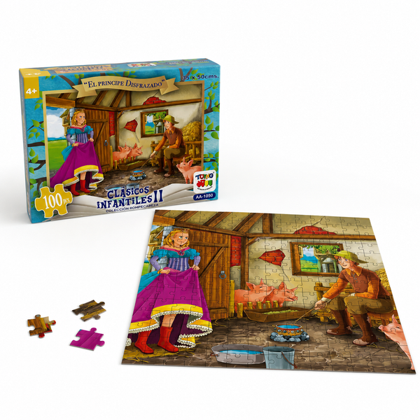 Puzzle El Príncipe Disfrazado (100 Piezas) - Toyng - Toyng Chile