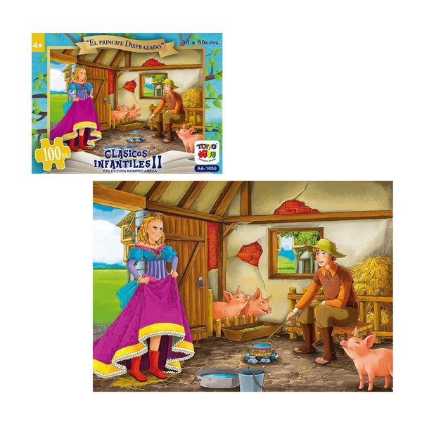 Puzzle El Príncipe Disfrazado (100 Piezas) - Toyng - Toyng Chile