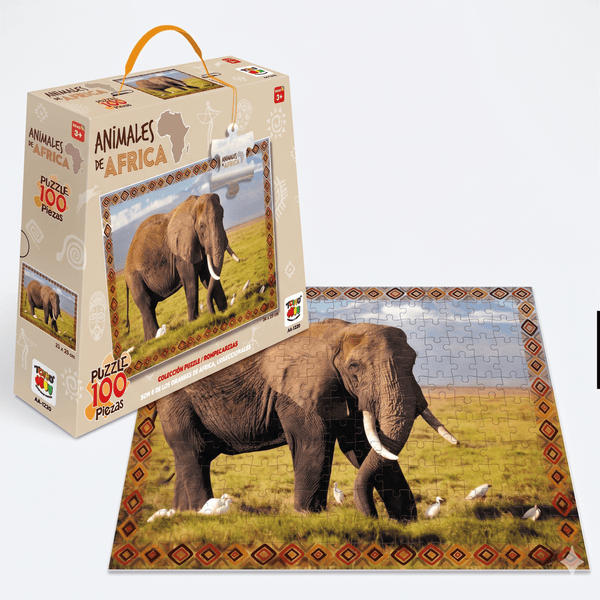 Puzzle Elefante (100 Piezas) - Toyng - Toyng Chile