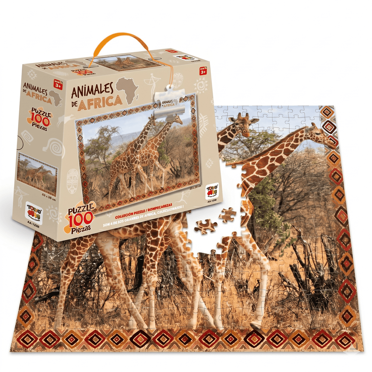 Puzzle Jirafas (100 Piezas) - Toyng - Toyng Chile