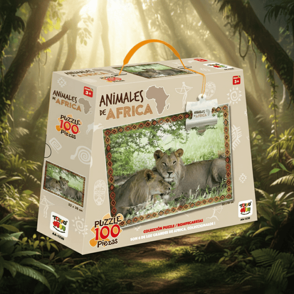 Puzzle Leones (100 Piezas) - Toyng - Toyng Chile