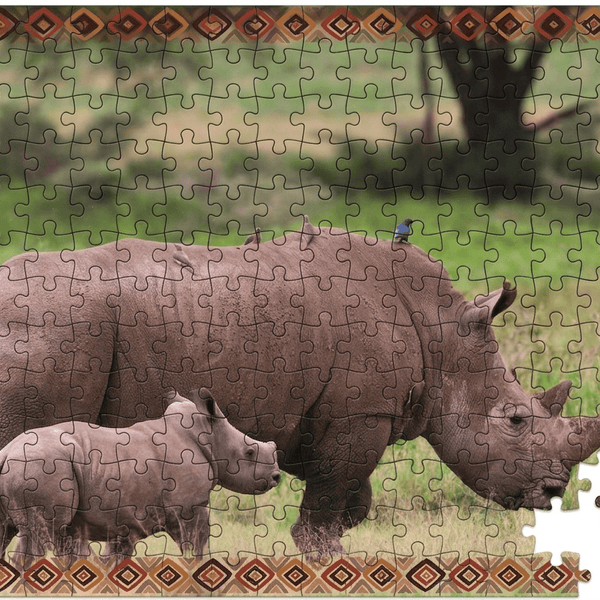 Puzzle Rinocerontes (100 Piezas) - Toyng - Toyng Chile