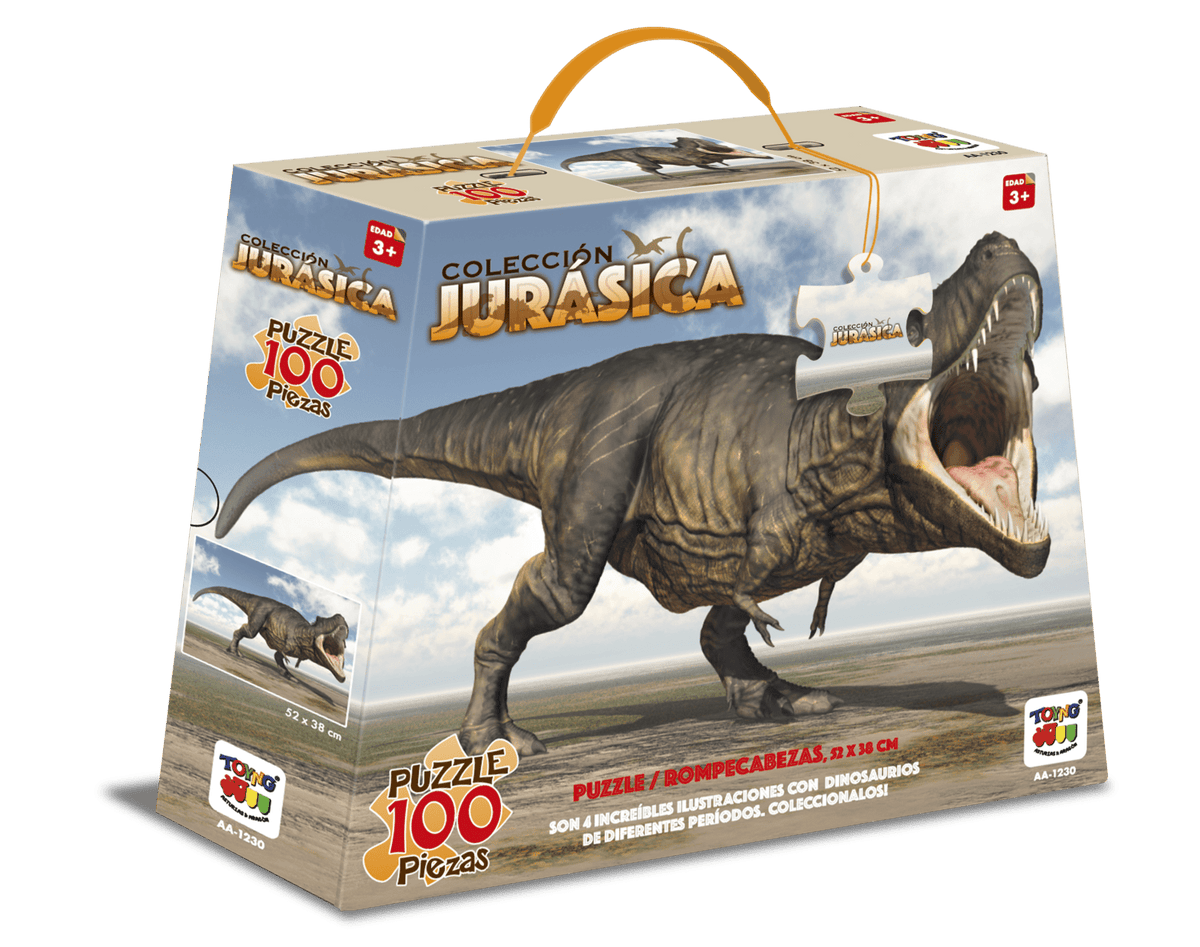 Puzzle Tyrannosaurus Colección Jurásica (100 Piezas) - Toyng - Toyng Chile