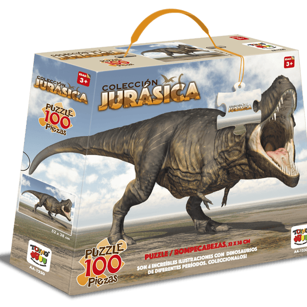 Puzzle Tyrannosaurus Colección Jurásica (100 Piezas) - Toyng - Toyng Chile