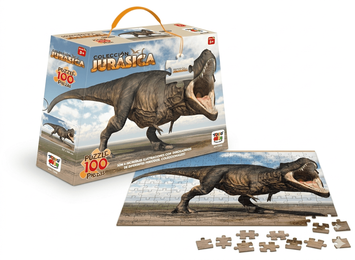 Puzzle Tyrannosaurus Colección Jurásica (100 Piezas) - Toyng - Toyng Chile
