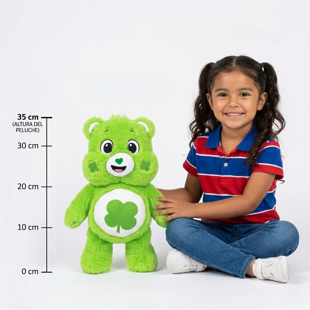 Peluche Revoltosito Verde 35 Cm - Ositos Cariñositos
