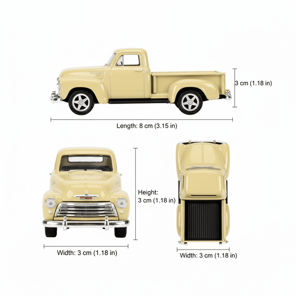 SUV Chevrolet 3100 Pick Up Escala 1:60 - Welly - Toyng Chile